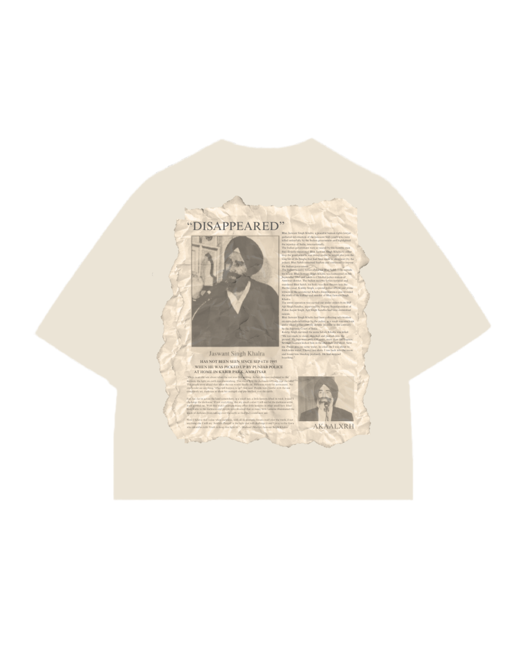 JSK95 Tee - Cream