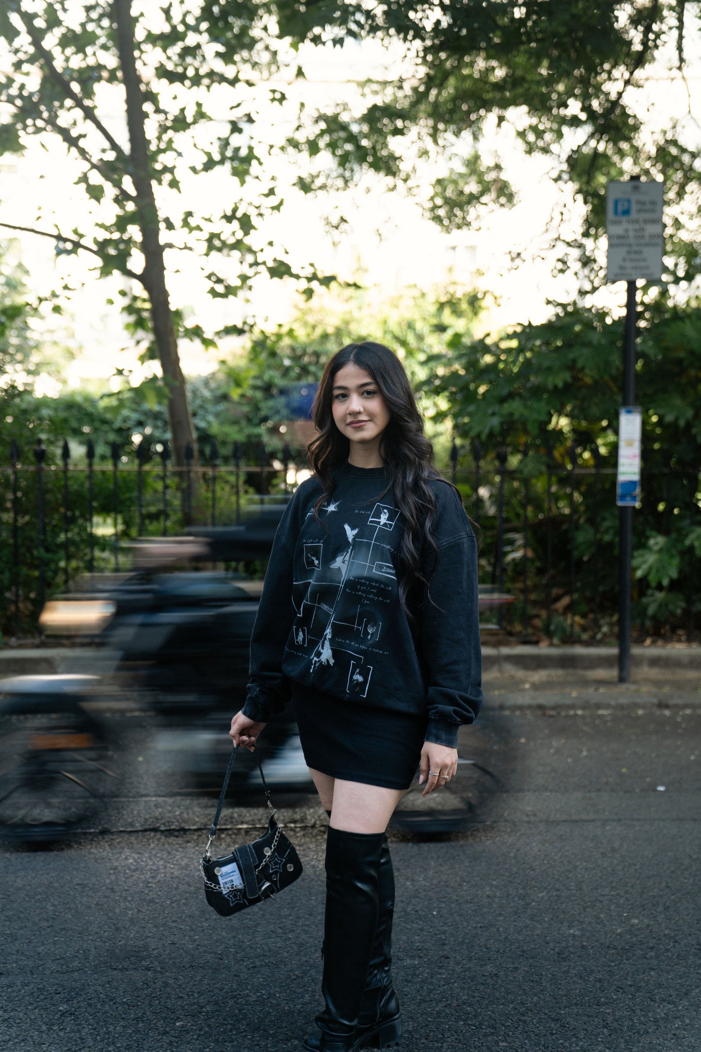 War Within Faded Black Sweatshirt