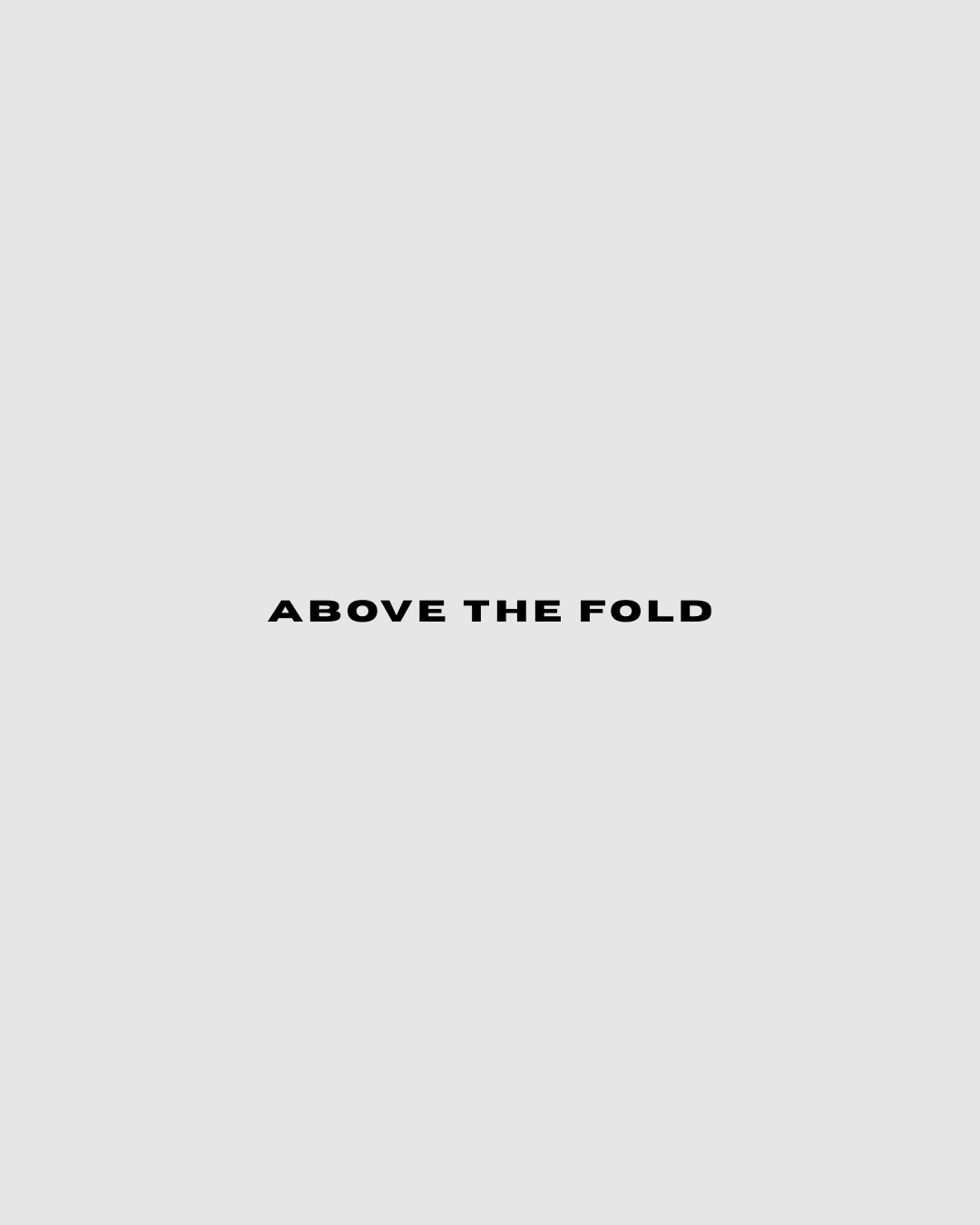 Above The Fold