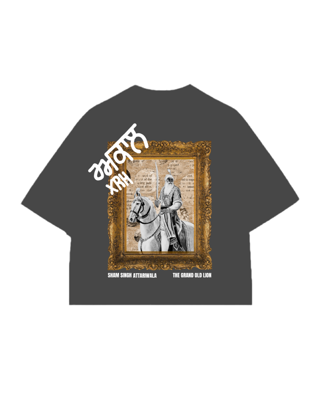 The Royal Lion Tee - Grey