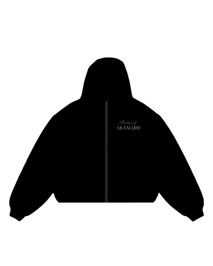 95 Zip Up - Black