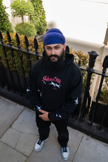 40Valor Black Hoodie