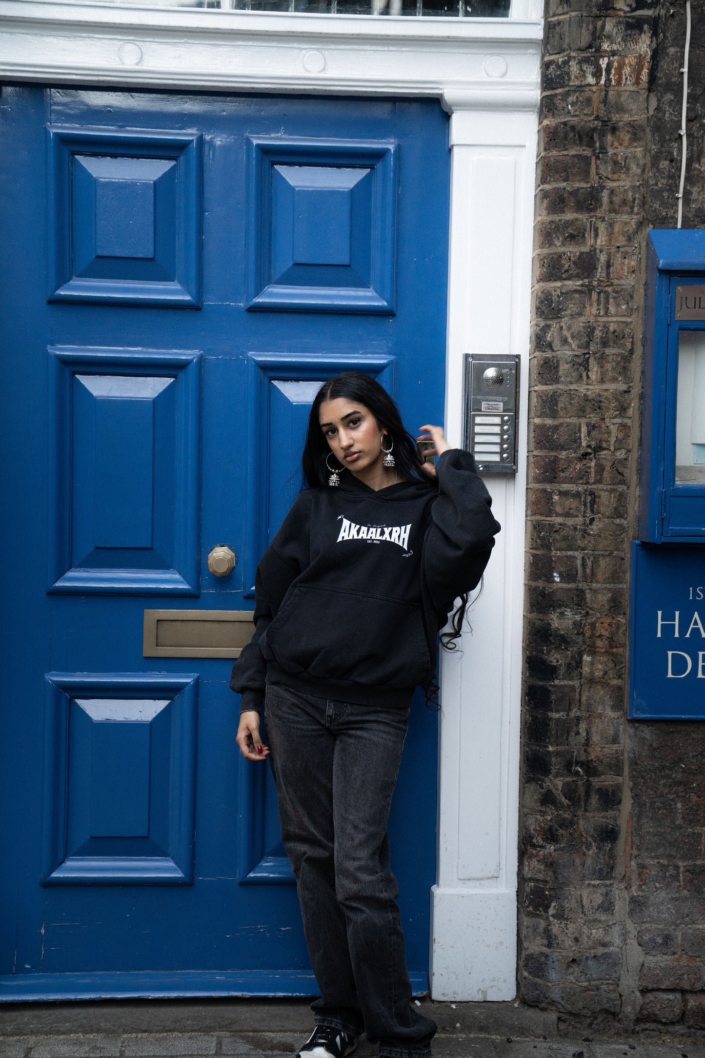 Bachittar Frontline Faded Black Hoodie