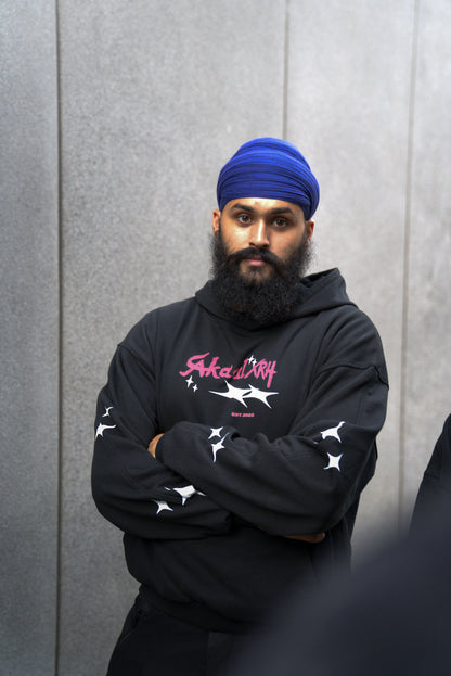 40Valor Black Hoodie