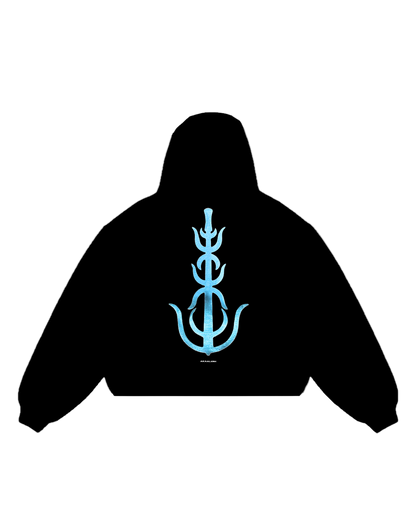 Ashtbhuja Zip Up - Black