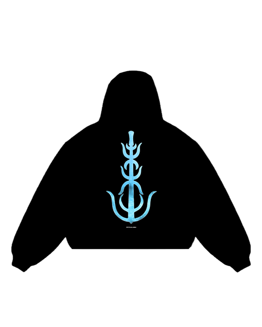 Ashtbhuja Zip Up - Black