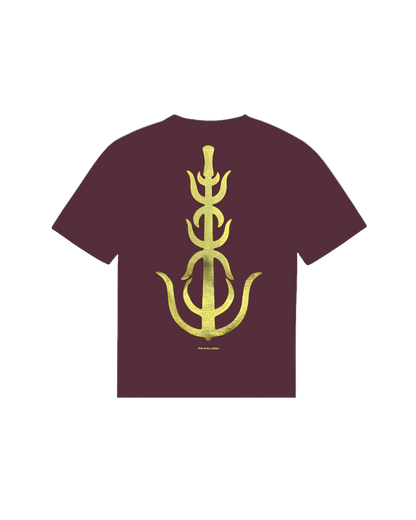 Ashtbhuja Sports Tee - Cherry