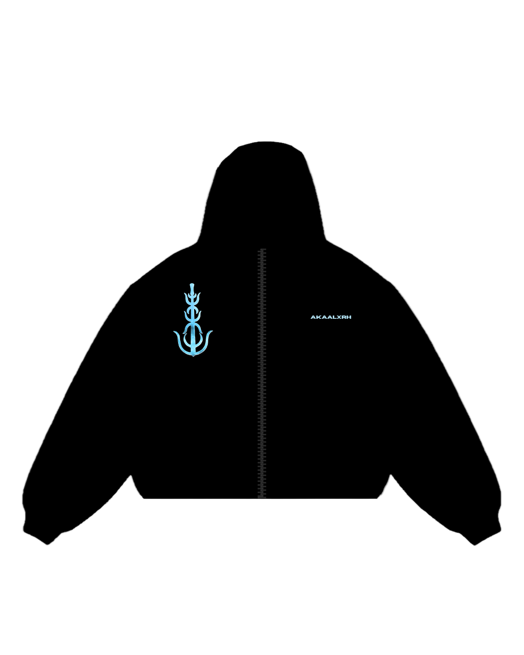 Ashtbhuja Zip Up - Black