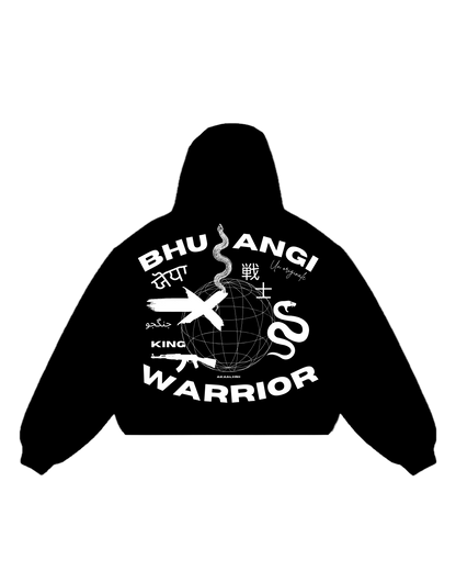 Bhujangi Zip Up - Black