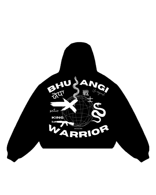 Bhujangi Zip Up - Black