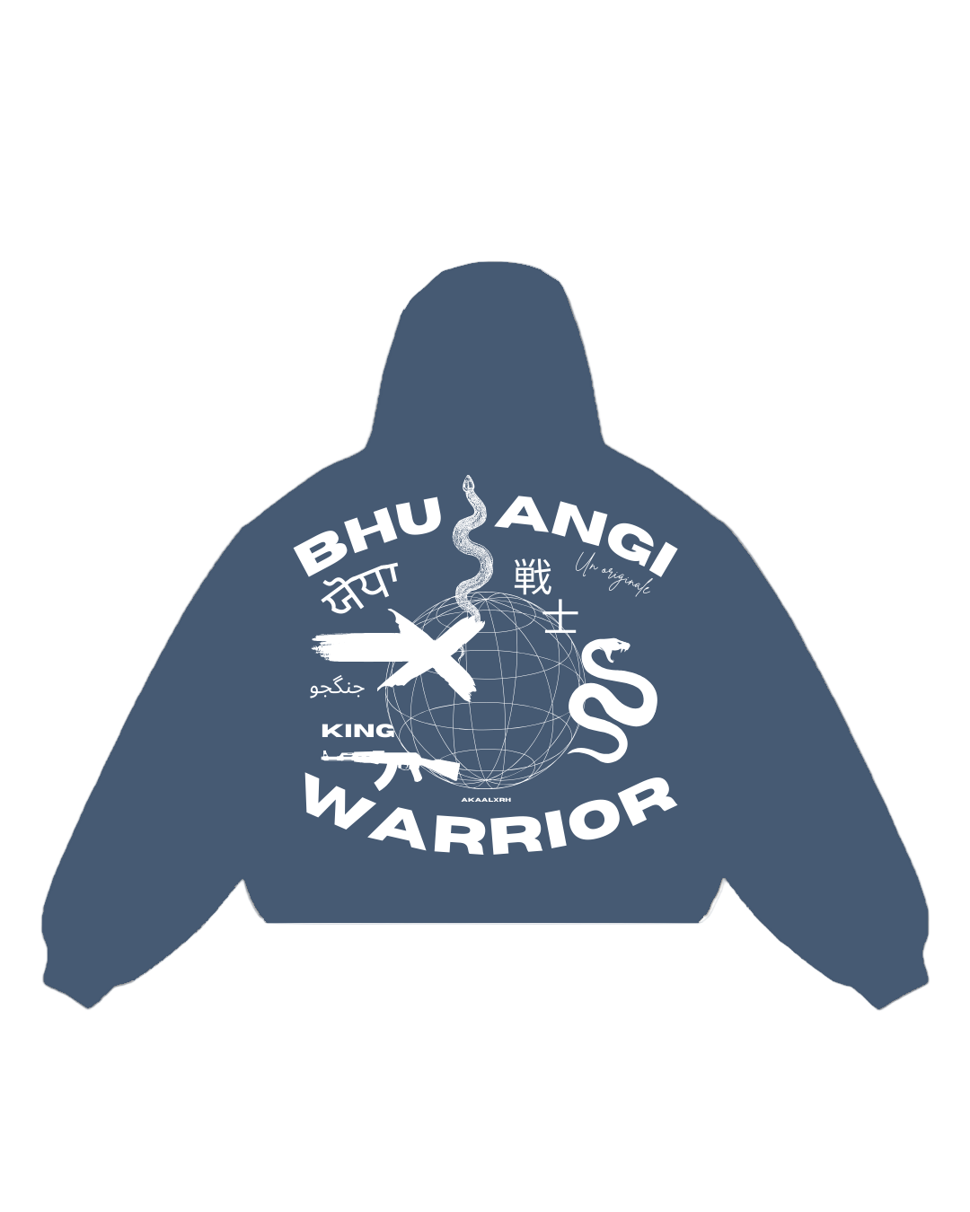 Bhujangi Hoodie - Vintage Blue