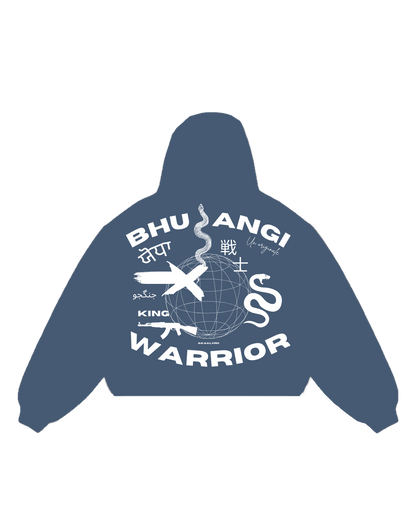 Bhujangi Hoodie - Vintage Blue