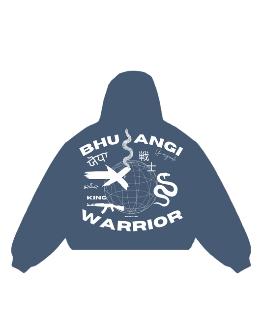 Bhujangi Hoodie - Vintage Blue