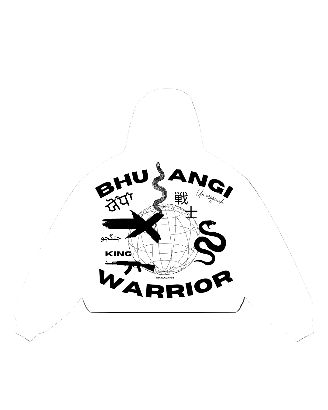 Bhujangi Hoodie - White