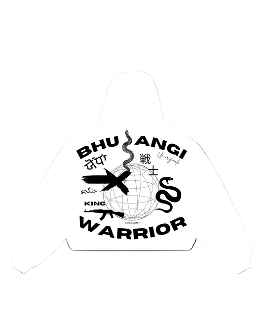 Bhujangi Hoodie - White