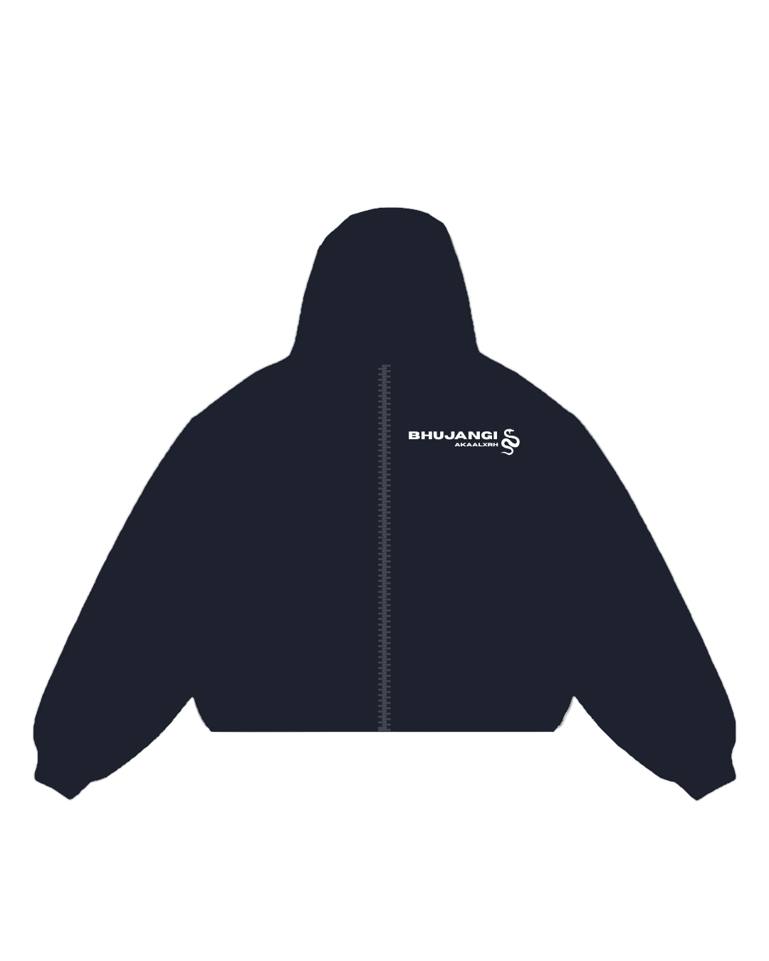 Bhujangi Zip Up - Navy