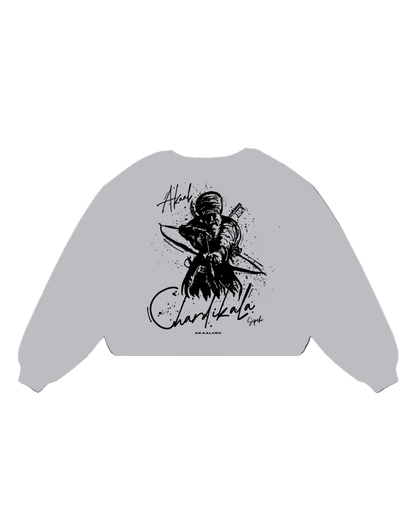 Chardikala Sipahi Sweatshirt - Light Grey