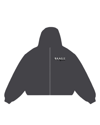 We Are Baaghi Zip Up - Dark Grey