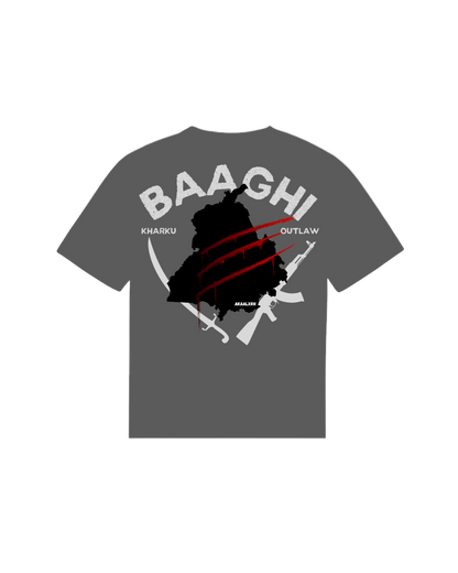 We Are Baaghi Sports Tee - Dark Grey