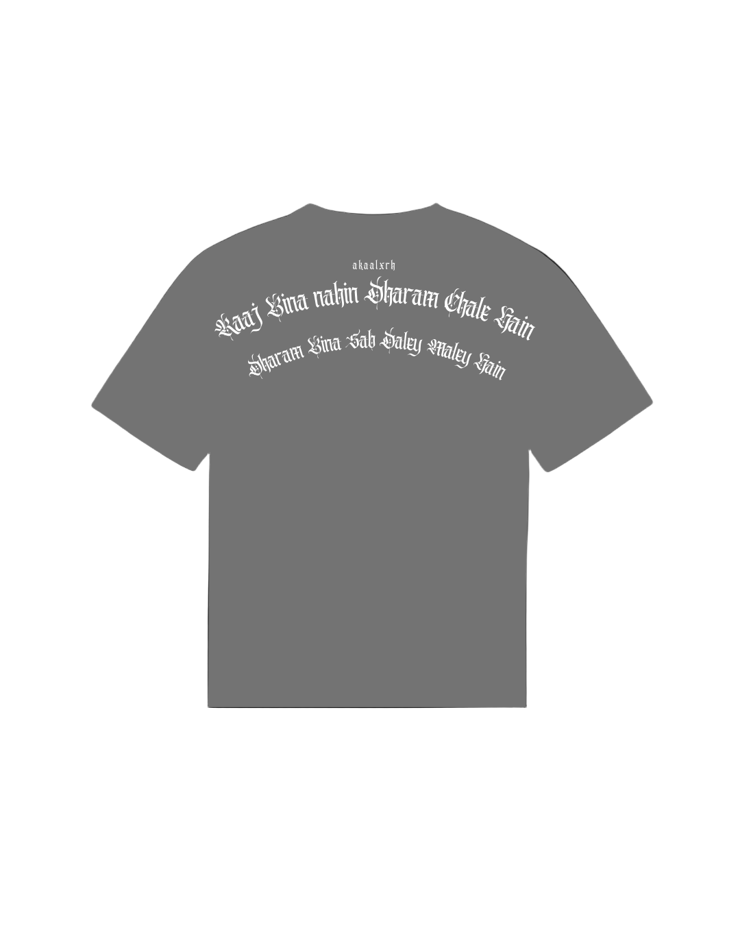 Khalsa Raaj Sports Tee - Dark Grey