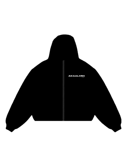 The Statement Zip Up - Black